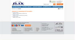 Desktop Screenshot of forms.ilts.cz