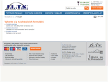 Tablet Screenshot of forms.ilts.cz